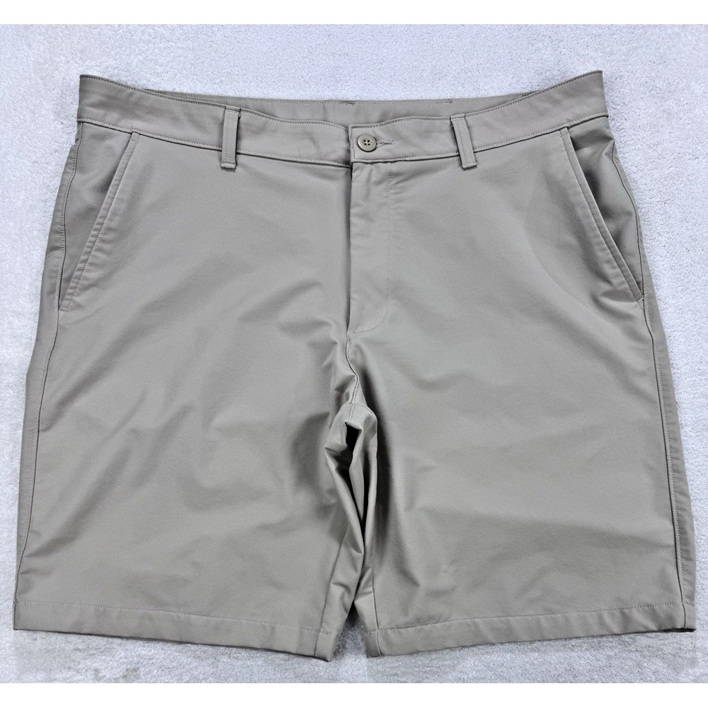 Under Armour Match Play Shorts Performance Men 40x10 Beige Chino Golf